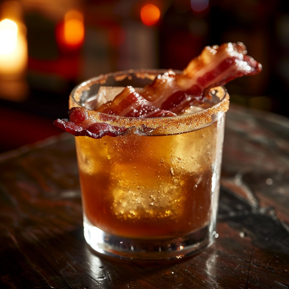 how to make a Bacon Bourbon Cocktail recipe