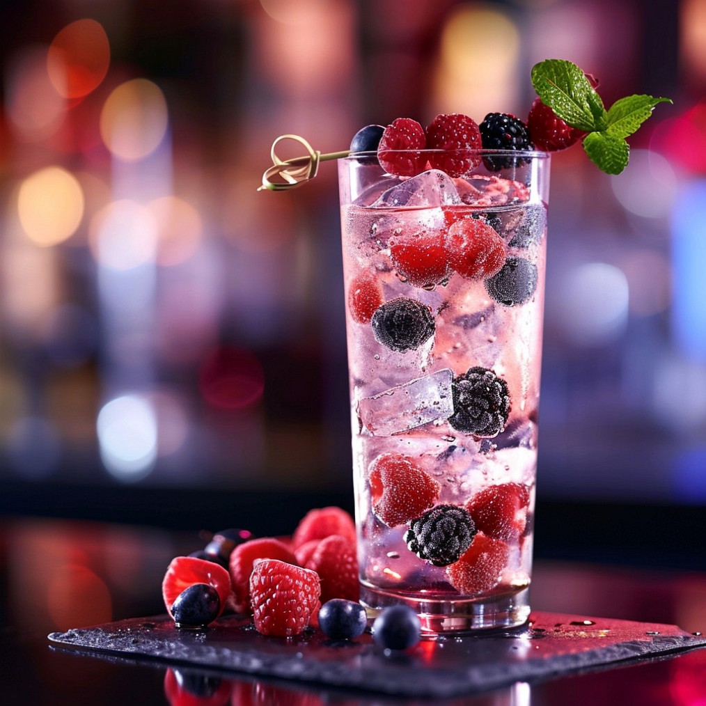 how to make a Berry Gin and Tonic recipe