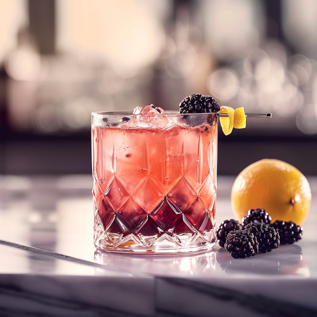 how to make a Blackberry Bramble recipe