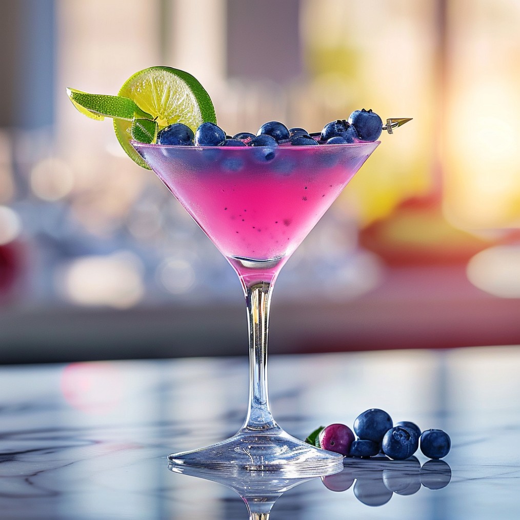 how to make a Blueberry Cosmo recipe