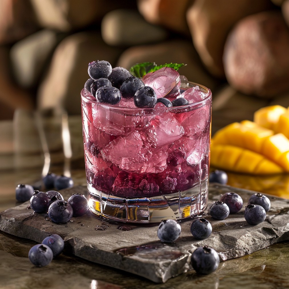 how to make a Blueberry Smash recipe