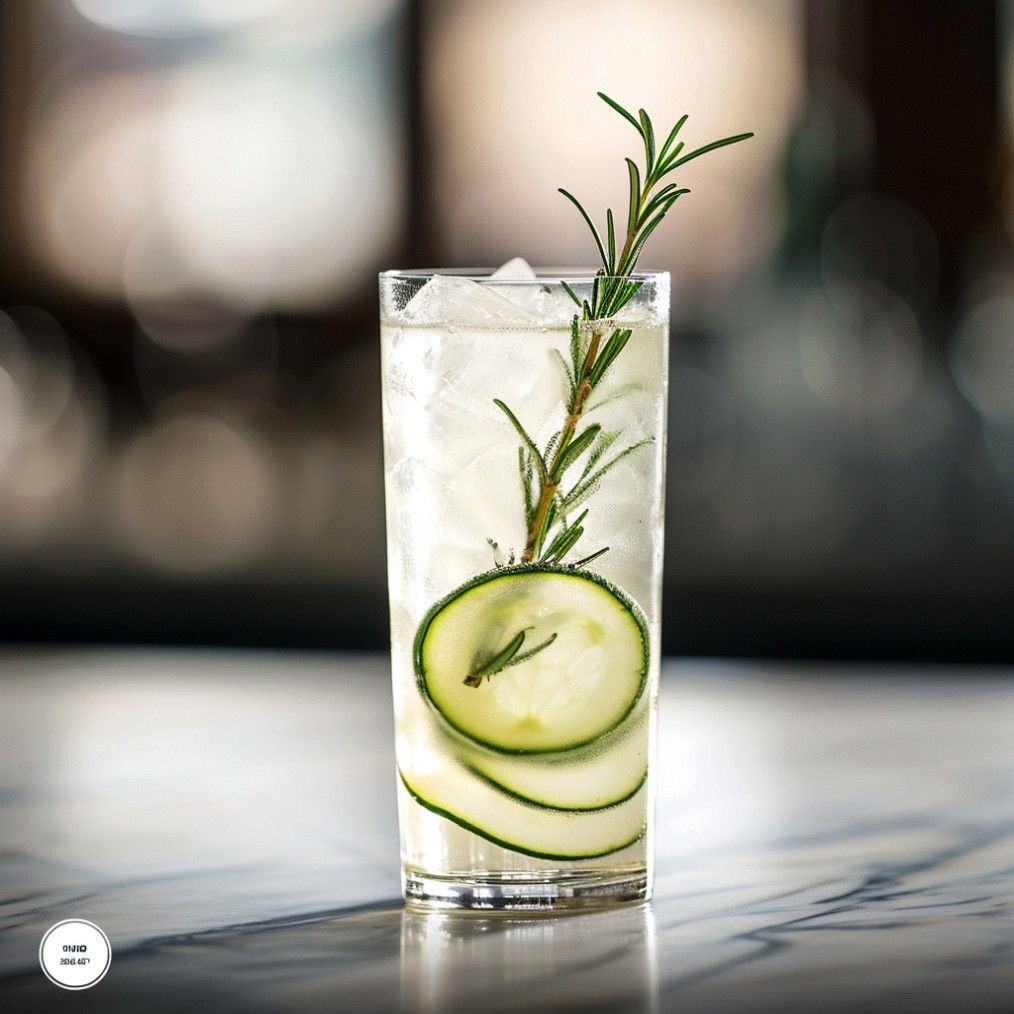 how to make a Cucumber-Rosemary Gin & Tonic recipe