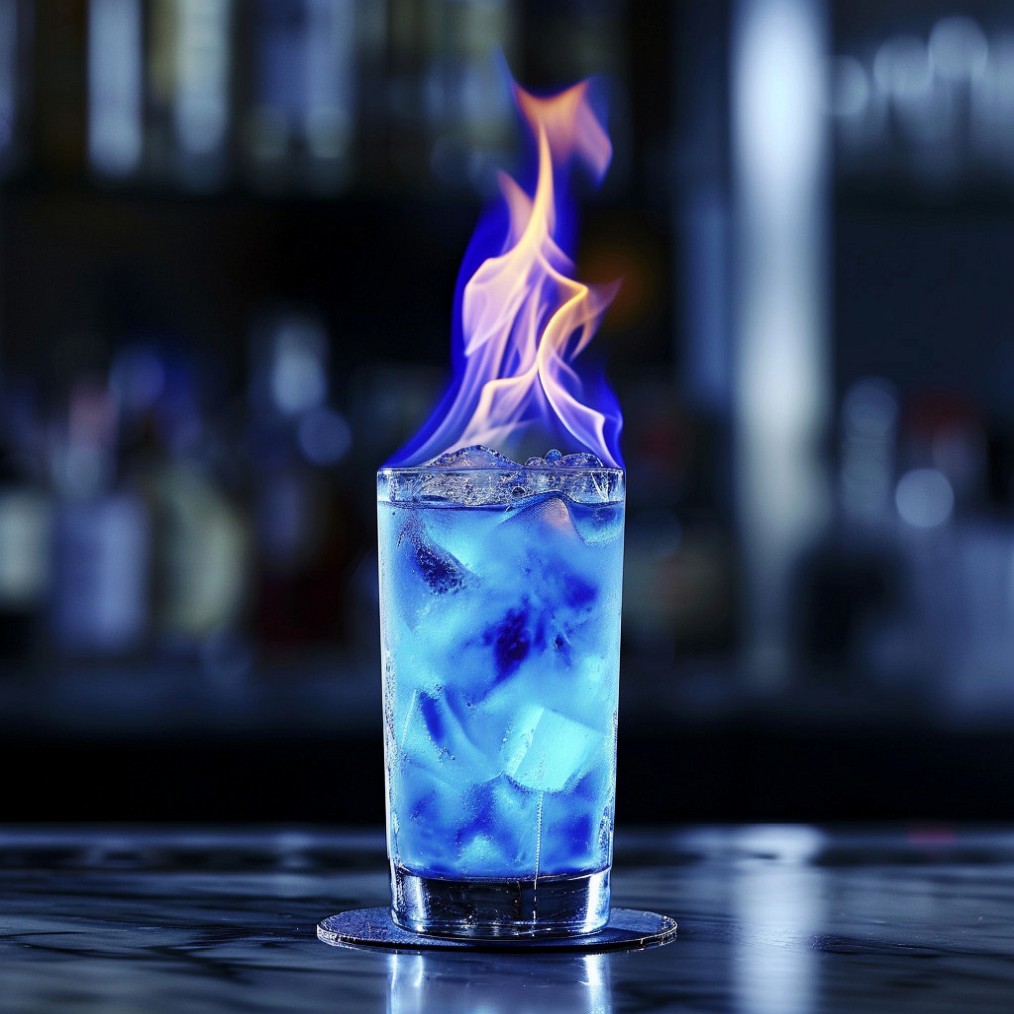 how to make a Flaming Blue Jesus recipe