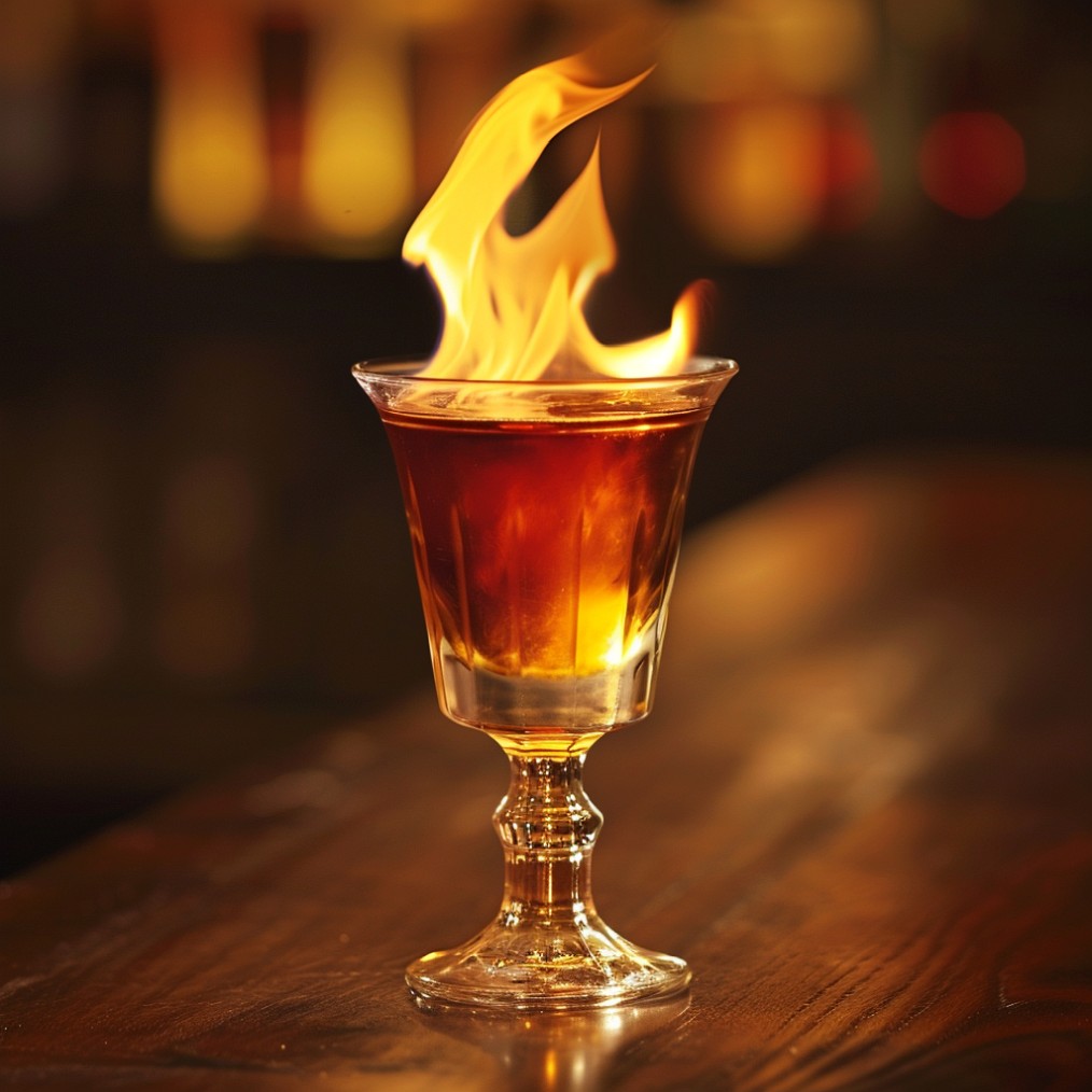 how to make a Flaming Sambuca recipe