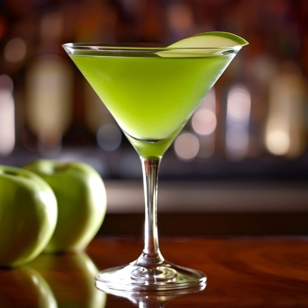 how to make a Green Apple Martini recipe