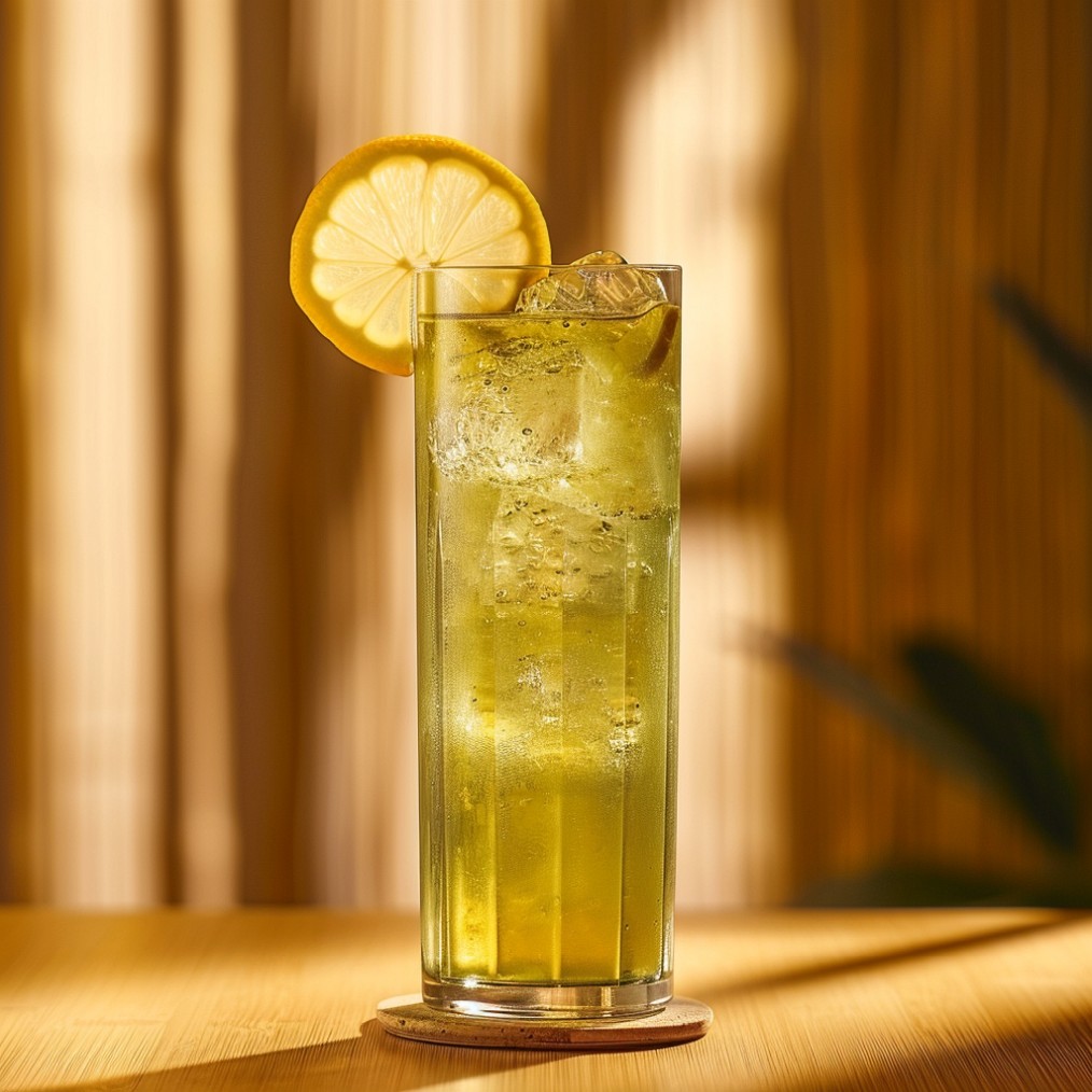 how to make a Green Tea Highball recipe