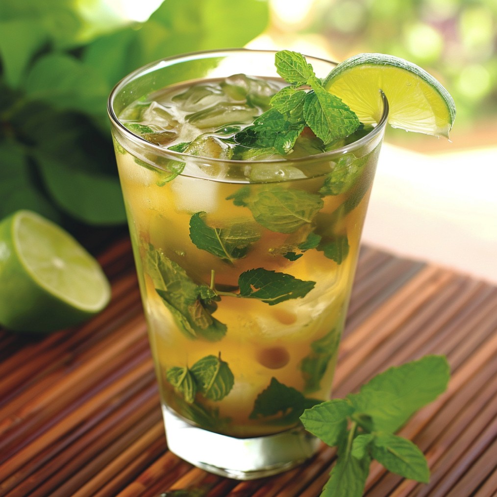 how to make a Green Tea Mojito recipe