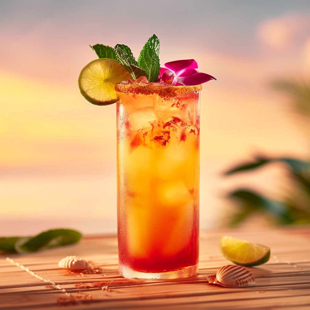 how to make a Mai Tai Mocktail recipe