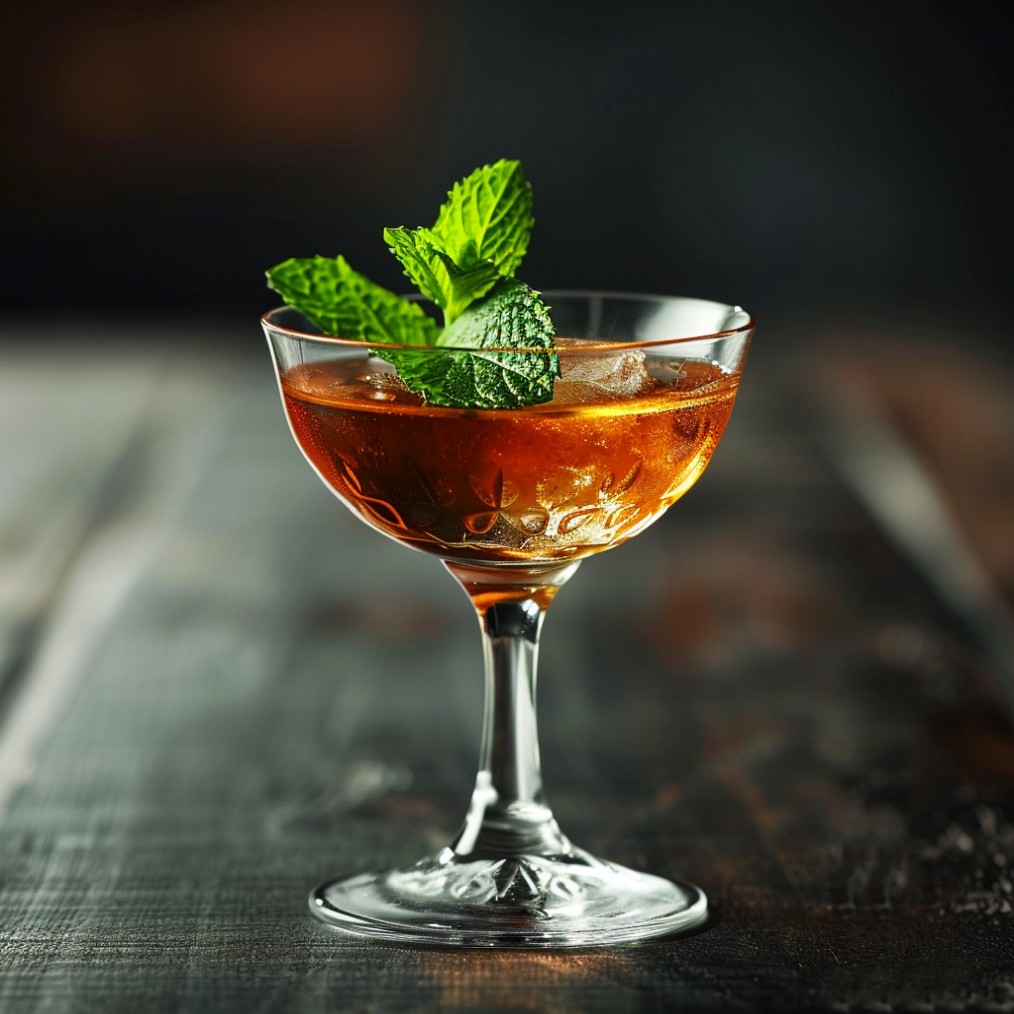 how to make a Minty Manhattan recipe