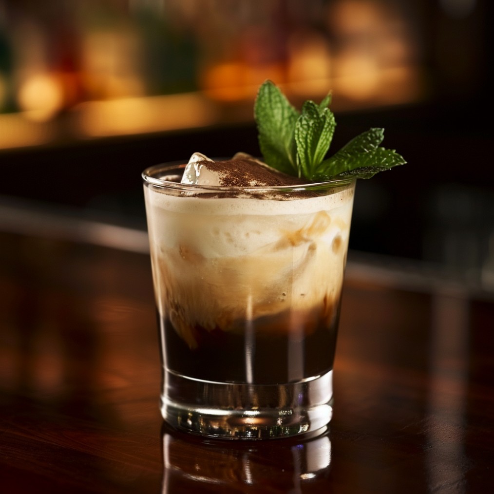 how to make a Minty White Russian recipe