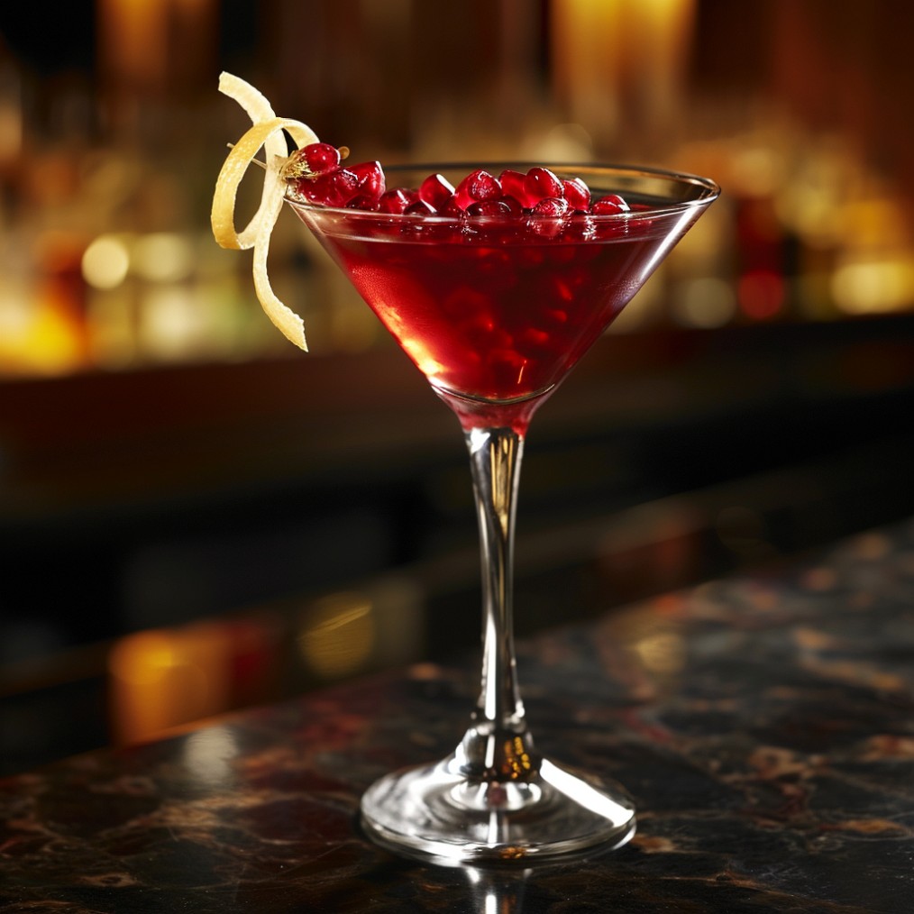 how to make a Pomegranate Martini recipe