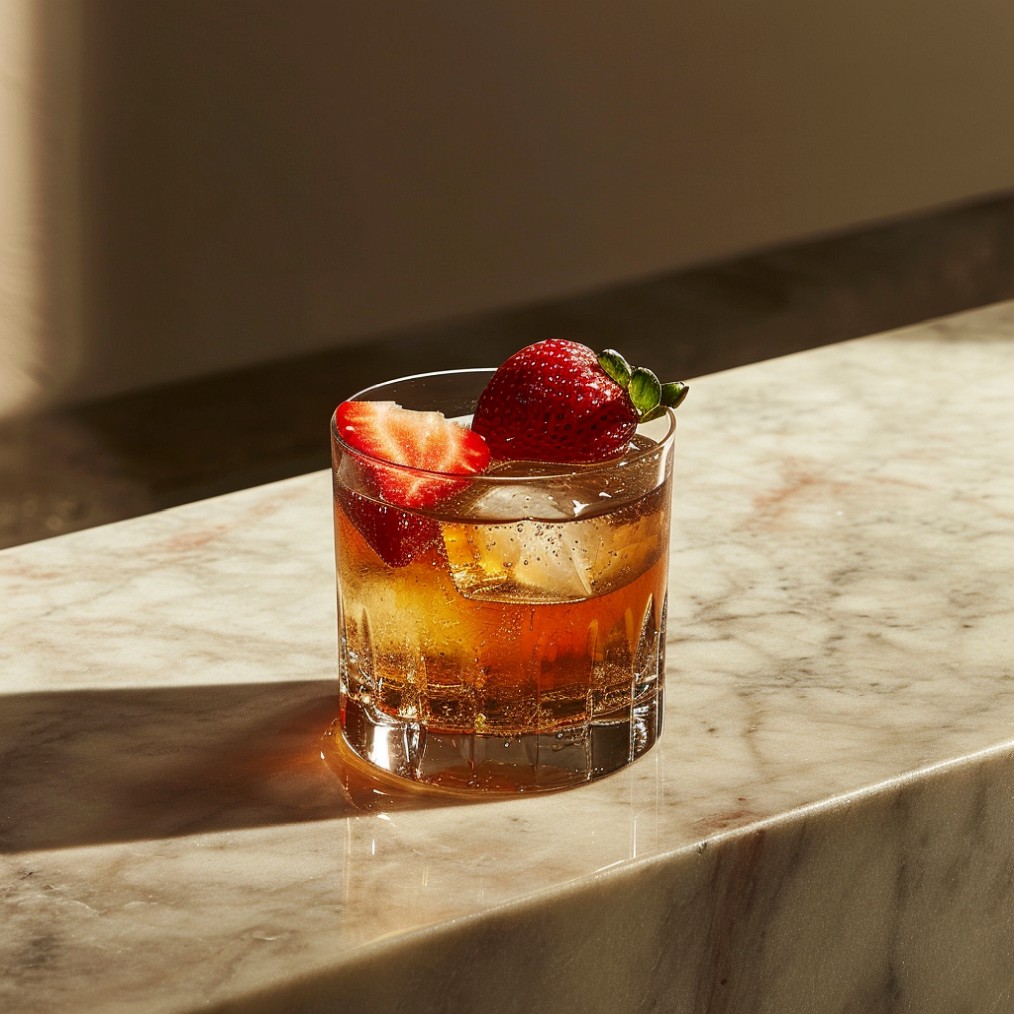 how to make a Strawberry Old Fashioned recipe