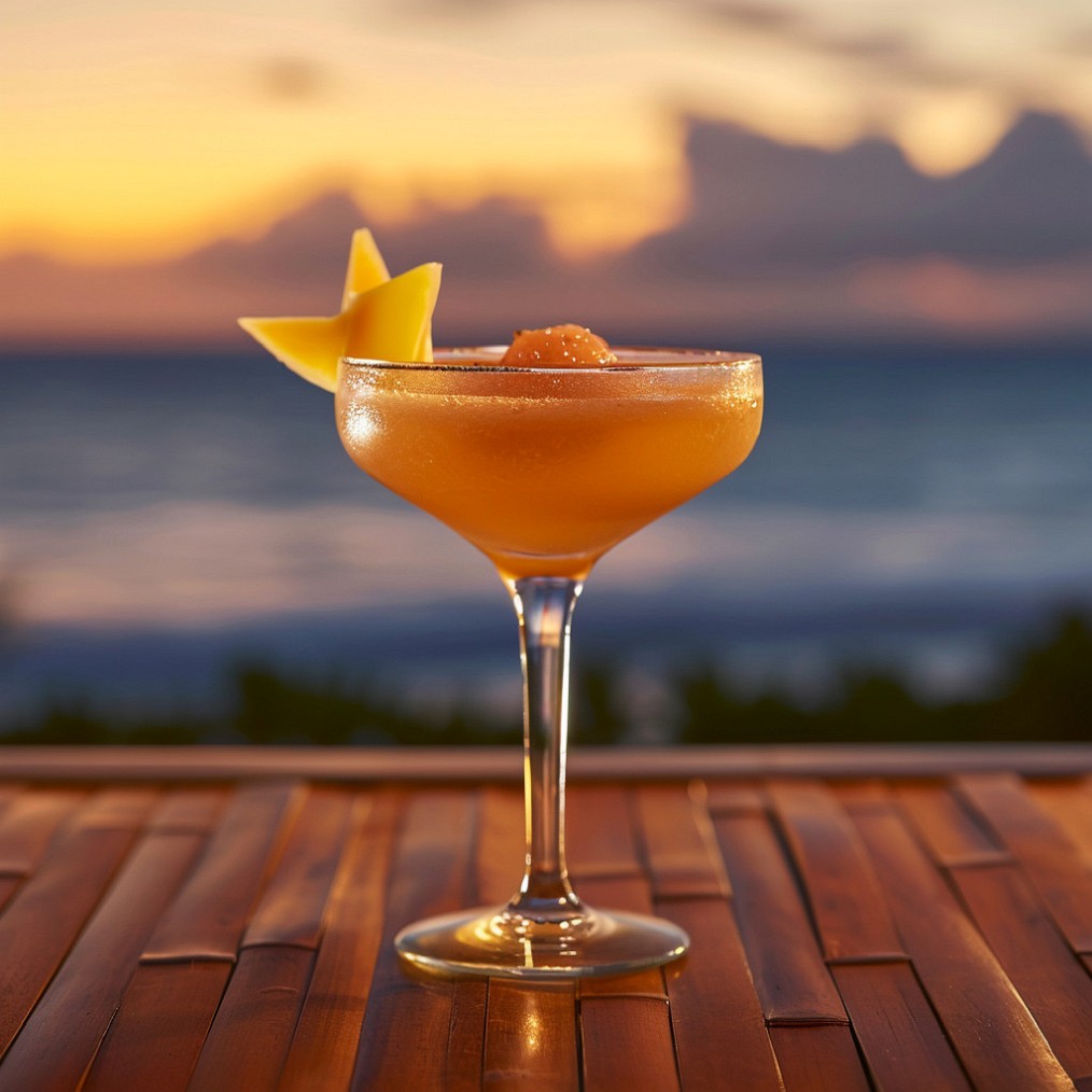 how to make a Sunset Rum Fizz recipe
