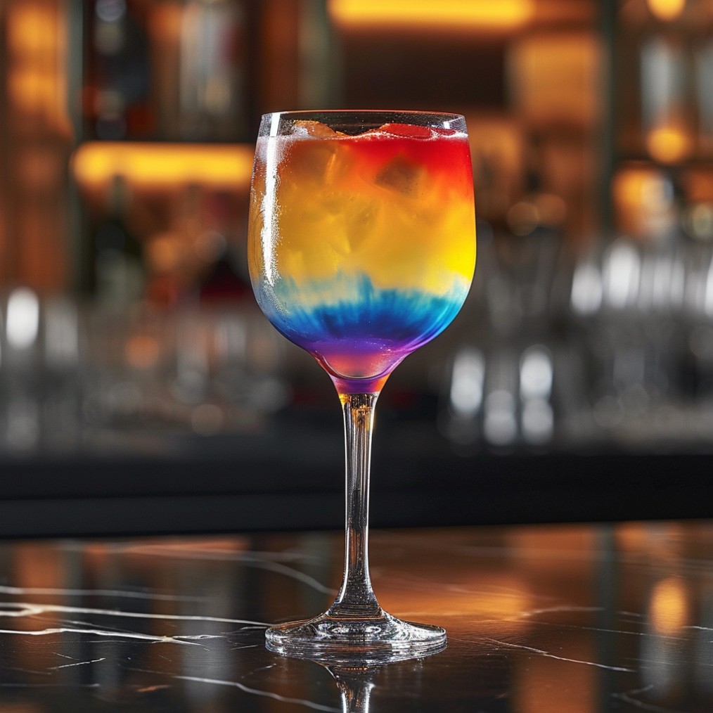 how to make a Tie Dye Cocktail recipe